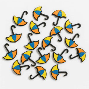 50 apliques em e.v.a para laço pet carnaval GUARDA CHUVA