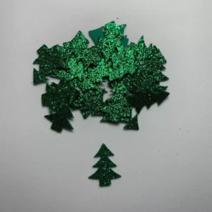 10 apliques em e.v.a para laços pet natal ÁRVORE DE NATAL 01