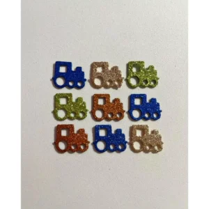 10 Apliques em e.v.a para laços pet dia a dia TREM