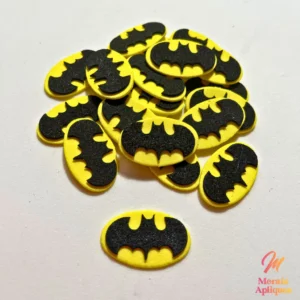 10 apliques em e.v.a para laço pet super herois BATMAN dia a dia