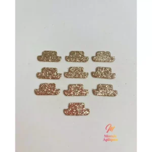 10 Apliques em e.v.a para laços pet festa junina CHAPÉU